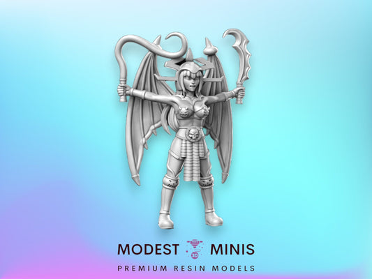 Heroine Quest Gargoyle Female - 28mm 32mm Scale DnD Miniature | Dungeons and Dragons | RN Estudio