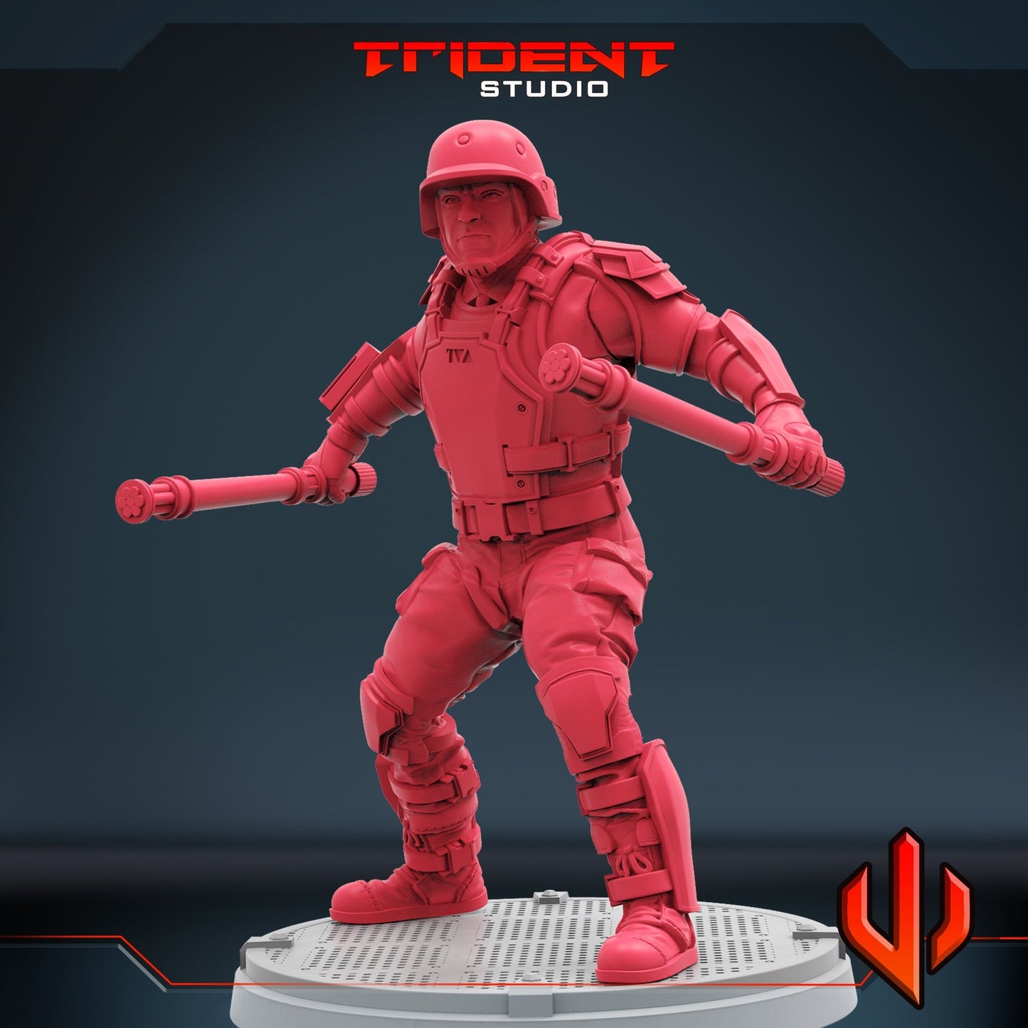 TVA Cops A - 32mm - 40mm Mini | Crisis Protocol Proxy | Trident
