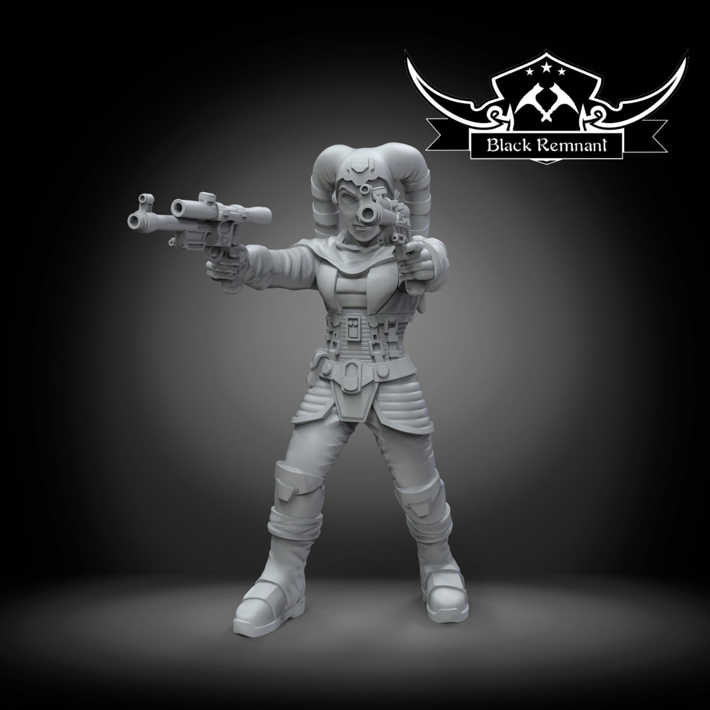 7pc SWTOR Companions - 28mm - 40mm Scale  Black Remnant Star Wars Legion Mini