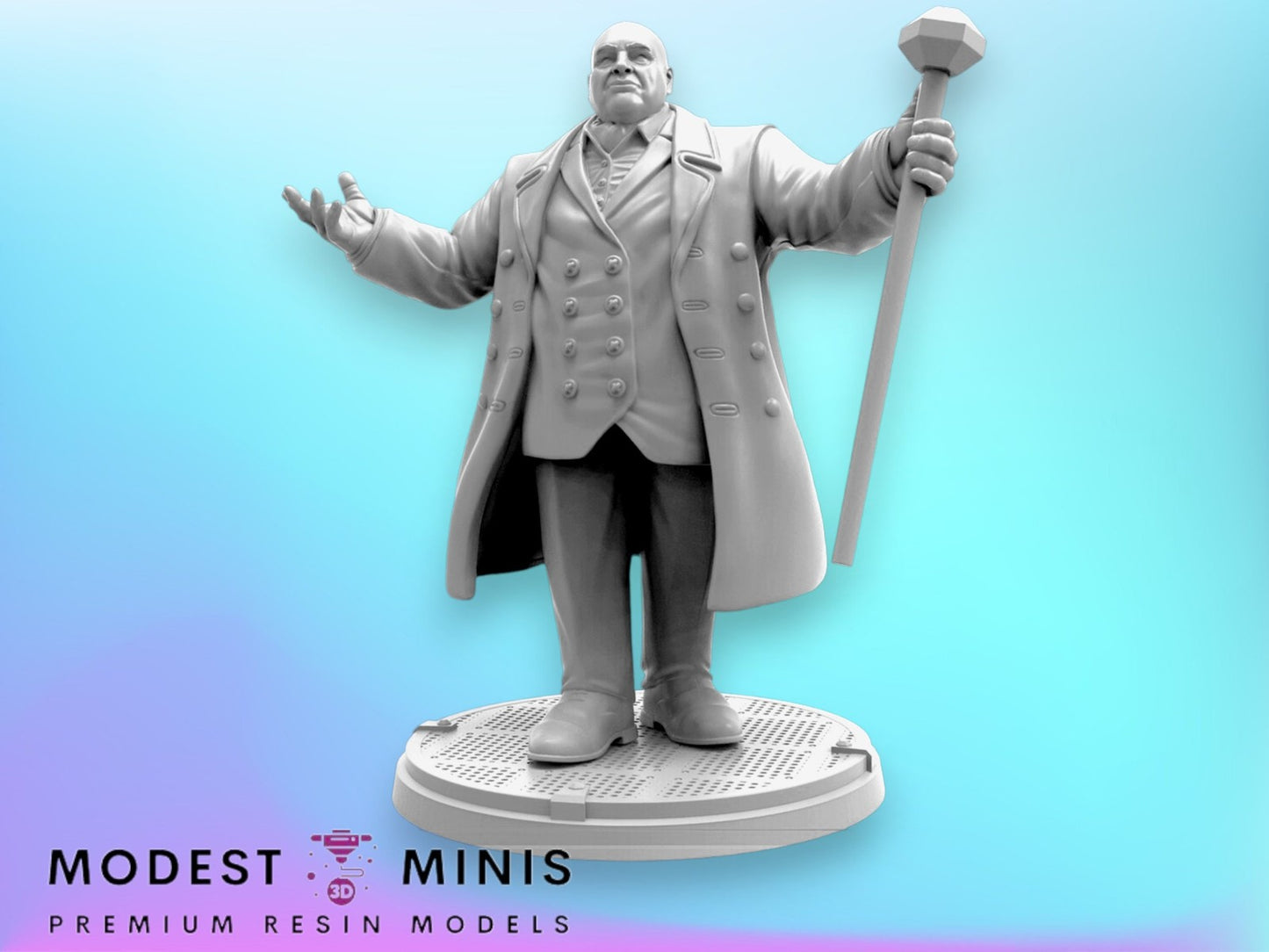 Big Boss B - 40mm  Miniature | Crisis Protocol Proxy | Trident