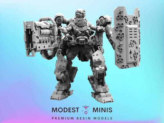 PMC Exoskeleton A - Cyberpunk Miniature  | Papsikels
