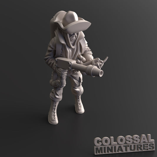 Survivor Mac | 28mm - 100mm Scale Resin Mini | Zombicide | Vaultz