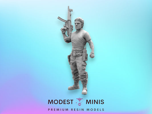 Colonel Ego Colonial Recon Leader - Resin 3D Print Alien Miniature | RPG | Sci fi | Cyberpunk | Role Playing | DnD | Papsikel Star Entrance