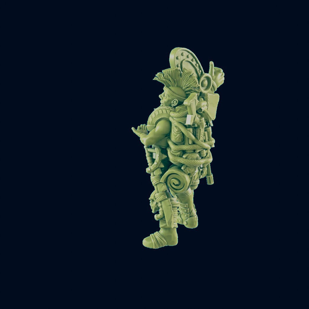Shop Keeper | 28mm - 100mm Scale Resin Mini - Survivors | Zombicide | Badlands | Walking Dead