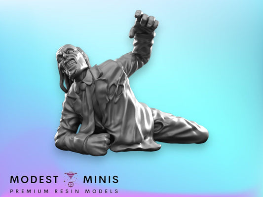 Zombie Crawler 3 | 28mm - 100mm Scale Resin Mini | Zombicide | Vaultz