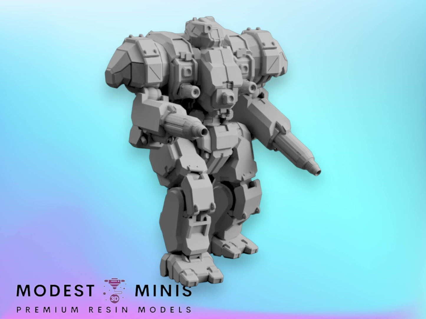 Devastator DVS | 1:265 | 6mm Battletech Scale | Mecha | Sir Mortimer