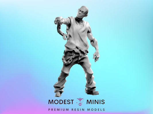 Survivor Andrew | 28mm - 100mm Scale Resin Mini | Zombicide | Vaultz