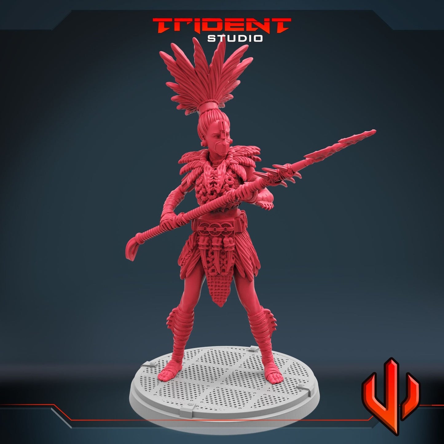 Sea Kings Cousin A - 40mm  Miniature | Crisis Protocol Proxy | Trident