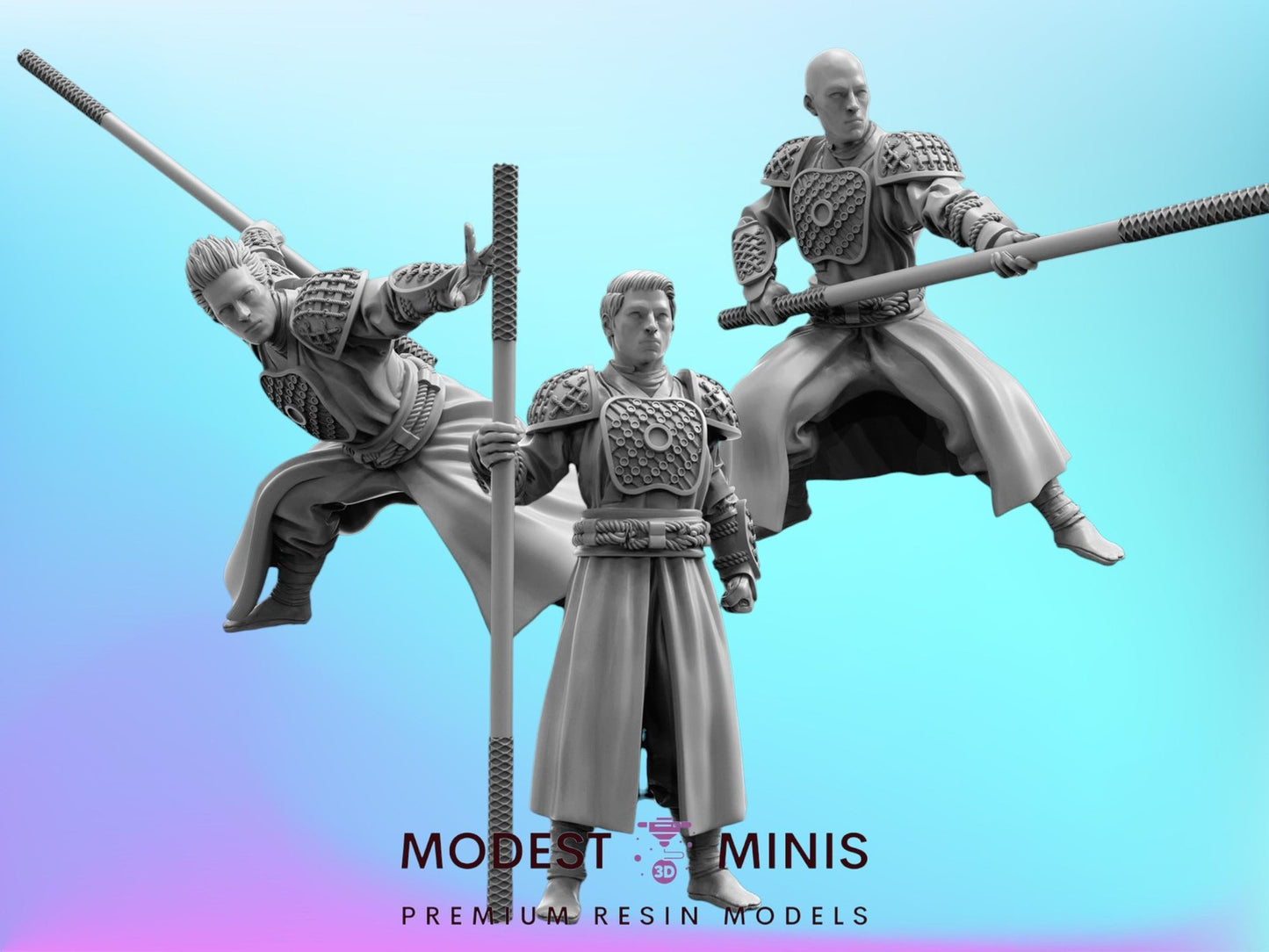 3pc Talo Warriors - 40mm  Miniature | Crisis Protocol Proxy | Trident