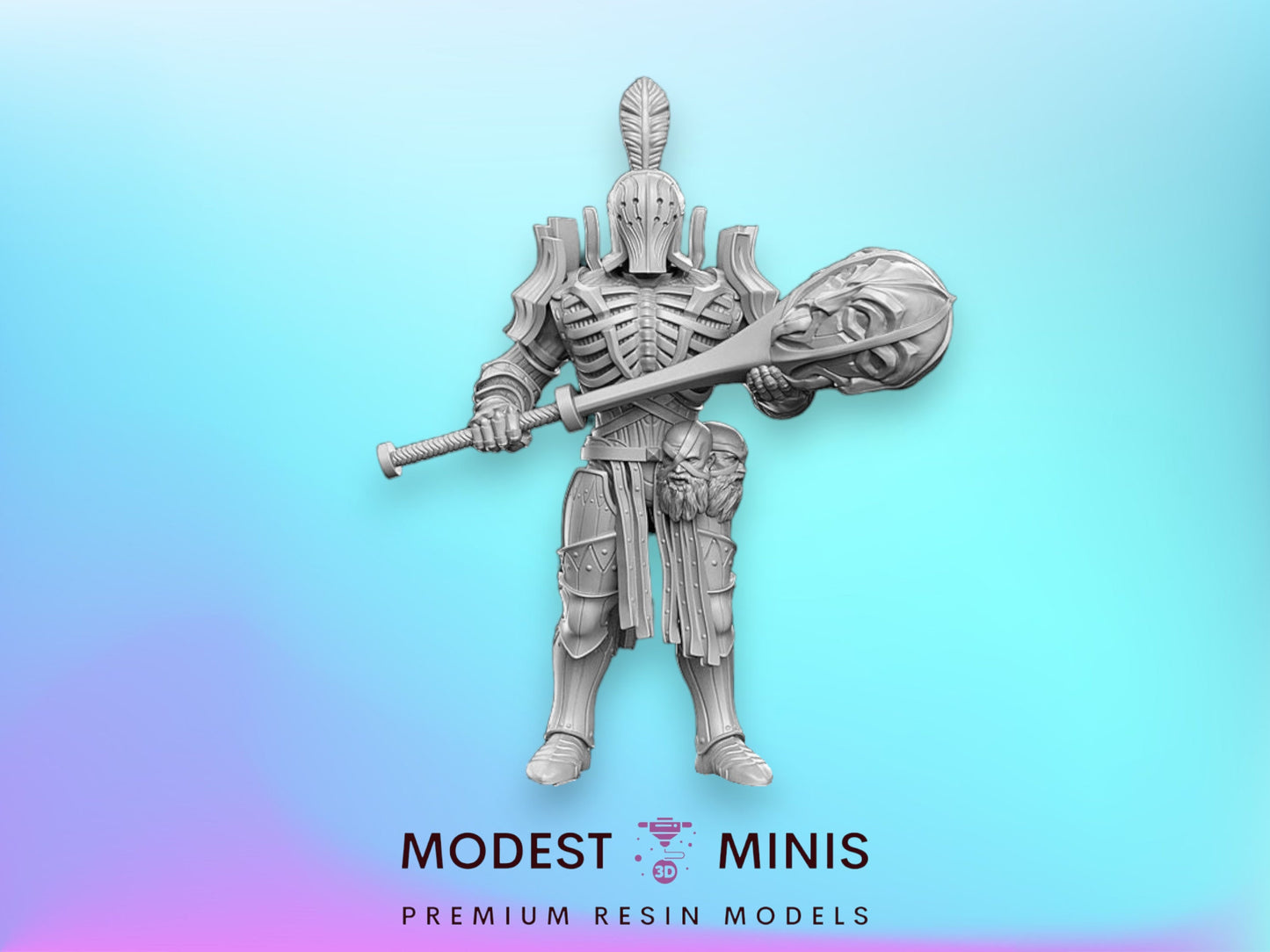 Amladril Elf Deathknight - 28mm 32mm Scale DnD Miniature | Dungeons and Dragons | Witcher Contract - RN Estudio