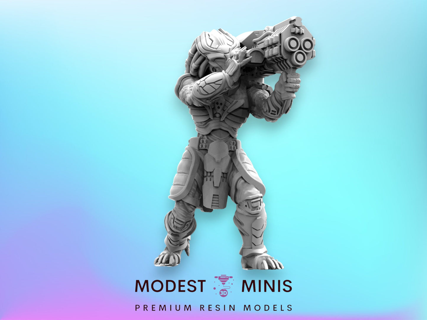 Dishonored Badblood Badirak  - 32mm Scale Alien Miniature | RPG | Sci fi | Cyberpunk | Role Playing | DnD | Papsikel Skull Hunters