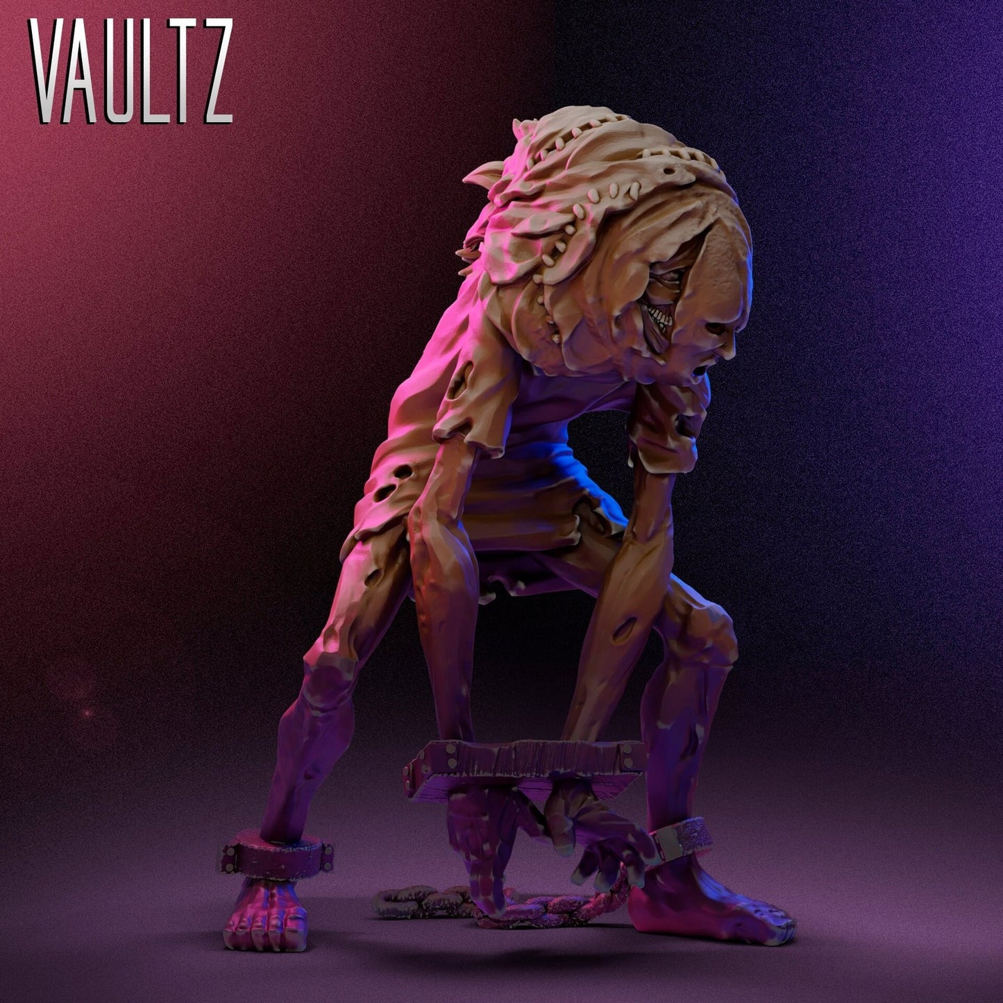 Zombie Lisa | 28mm - 100mm Scale Resin Mini | Zombicide | Vaultz