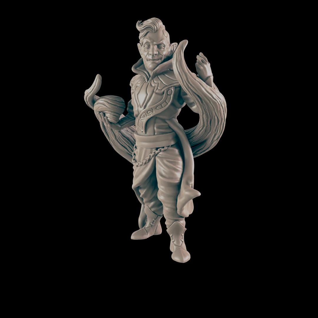 Warlock Heroes  | 25mm - 100mm Scale | DnD | EC3D Fantasy Mini | Everyday Heroes