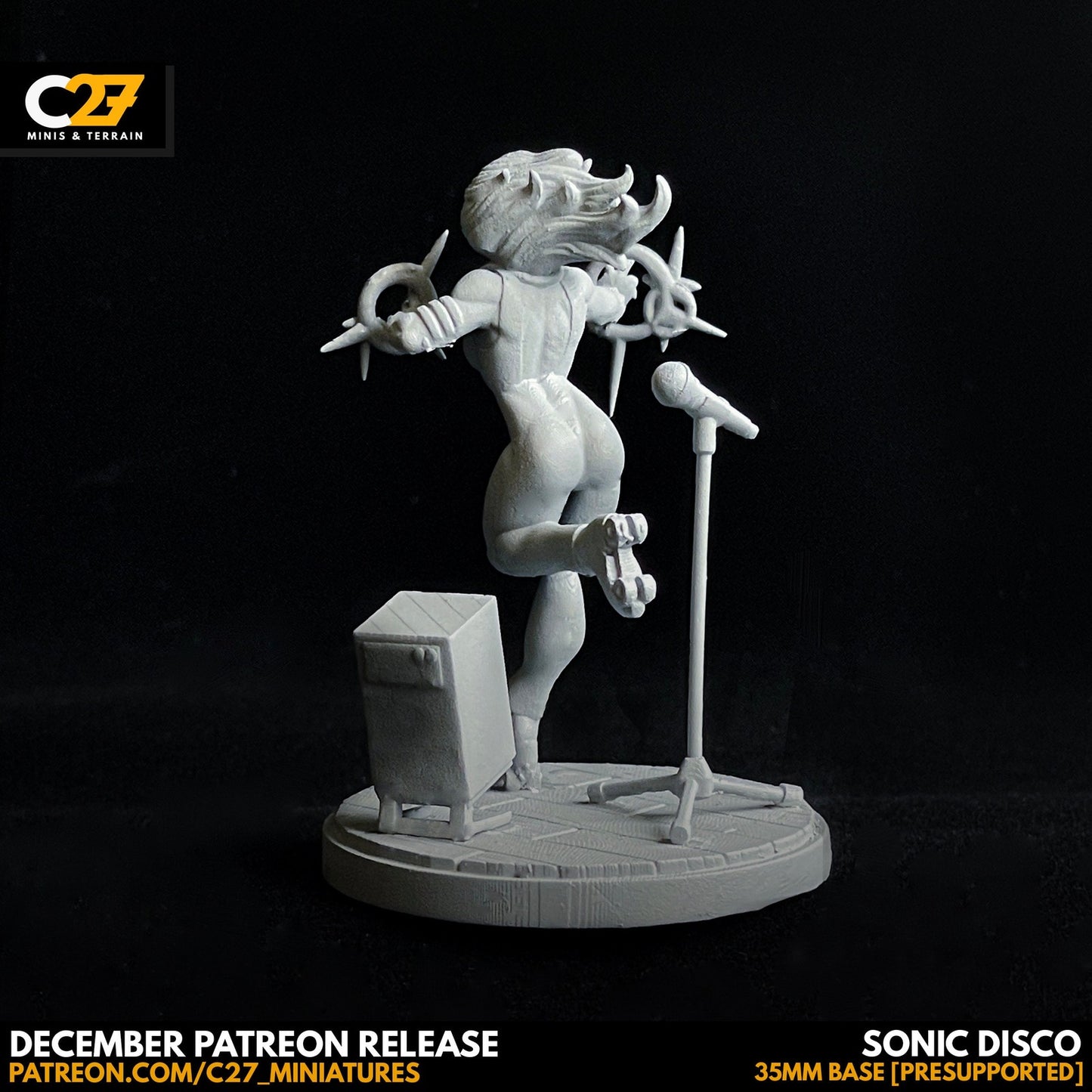 Sonic Disco - 32mm - 40mm Mini | Crisis Protocol Proxy | C27