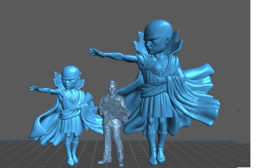 Trident Observer - 40mm  Miniature | Crisis Protocol Proxy | Trident