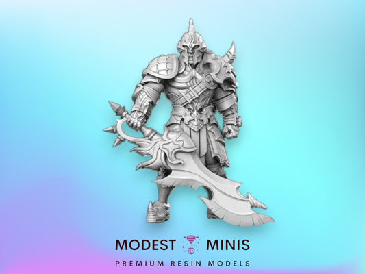 Knight Kalkhan  - 32mm Scale DnD Miniature | Dungeons and Dragons | JRPG Mini - RN Estudio