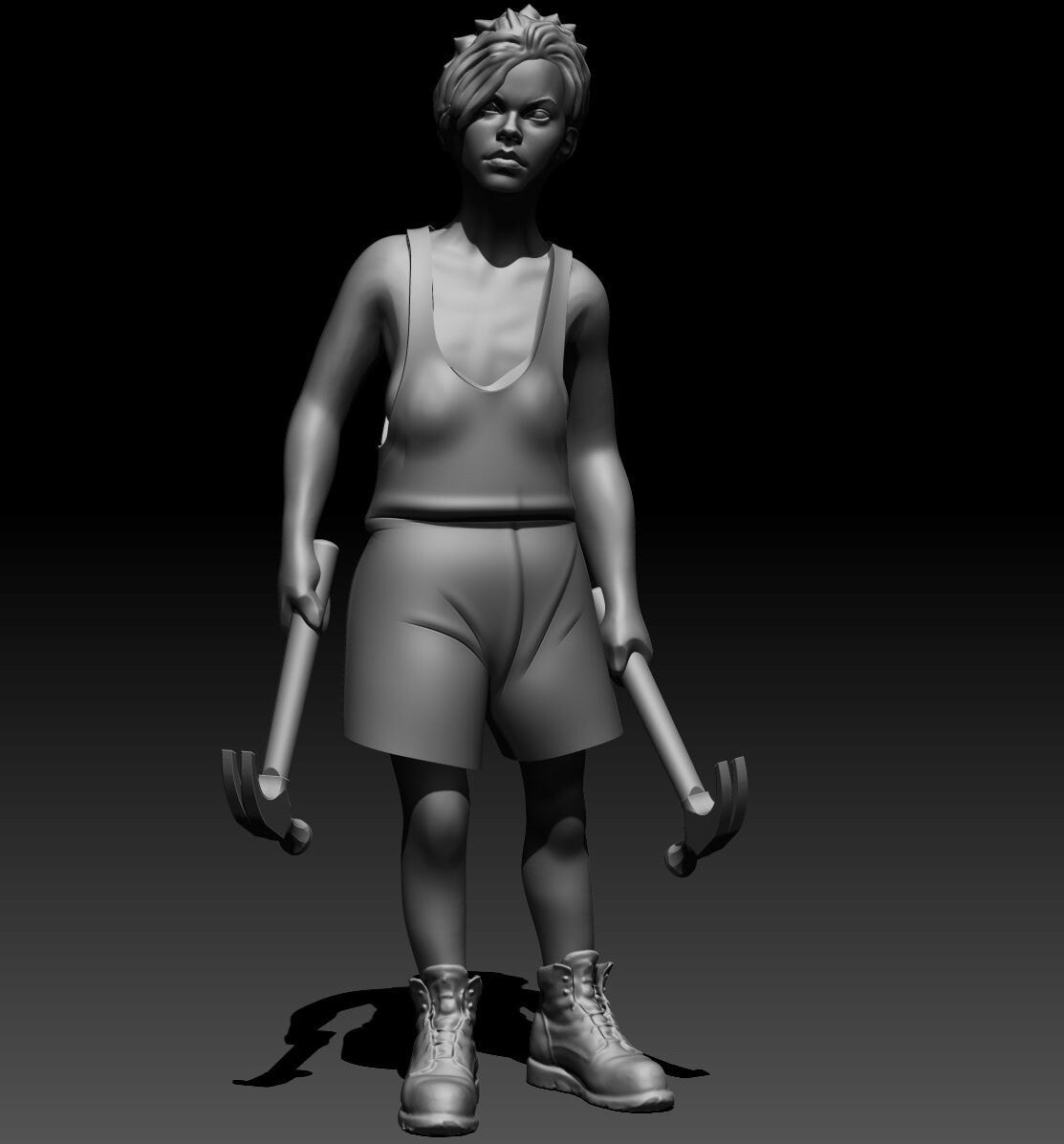 Survivor Karen | 28mm - 100mm Scale Resin Mini | Zombicide | Vaultz