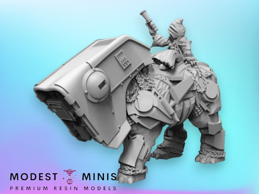 Droid thief on heavy beast - 28mm - 40mm Scale | Star Wars Legion Mini