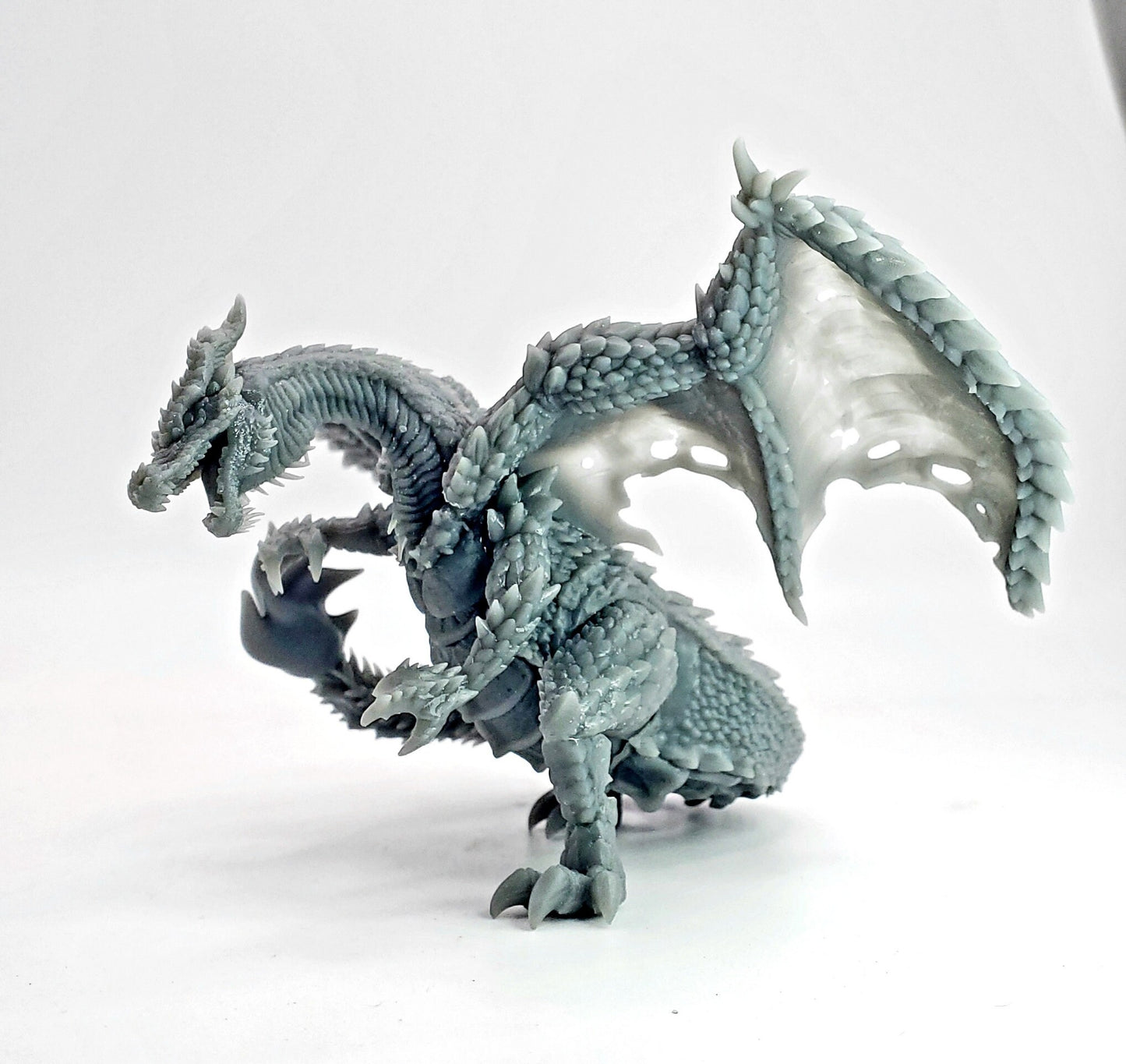 Flame Dragon Kaiju Stg 3 - Resin Kaiju Minis | Dungeons and Dragons Mini | Sci Fi | Fantasy Resin