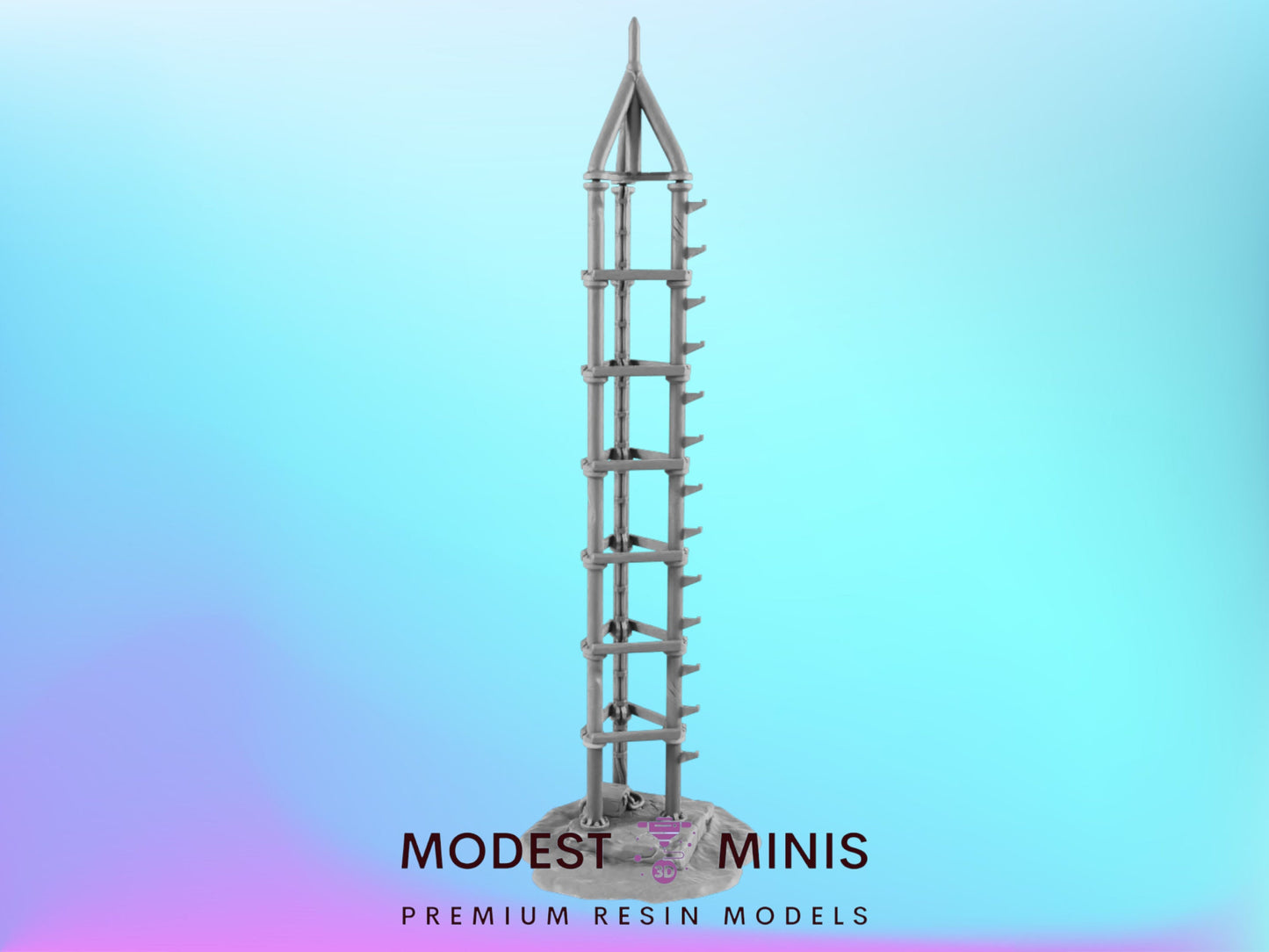 250mm Radio Tower | 28mm - 54mm Scale | Survivor Terrain | Medical Scatter | Sci Fi Terrain | EC3D Badlands