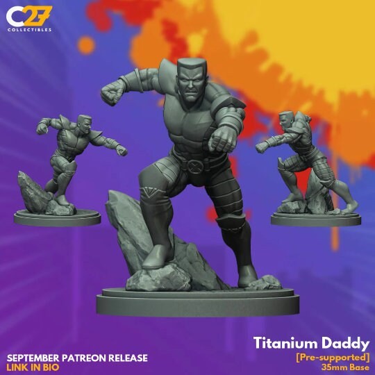 Titanium Daddy - 32mm - 40mm Mini | Crisis Protocol Proxy | C27