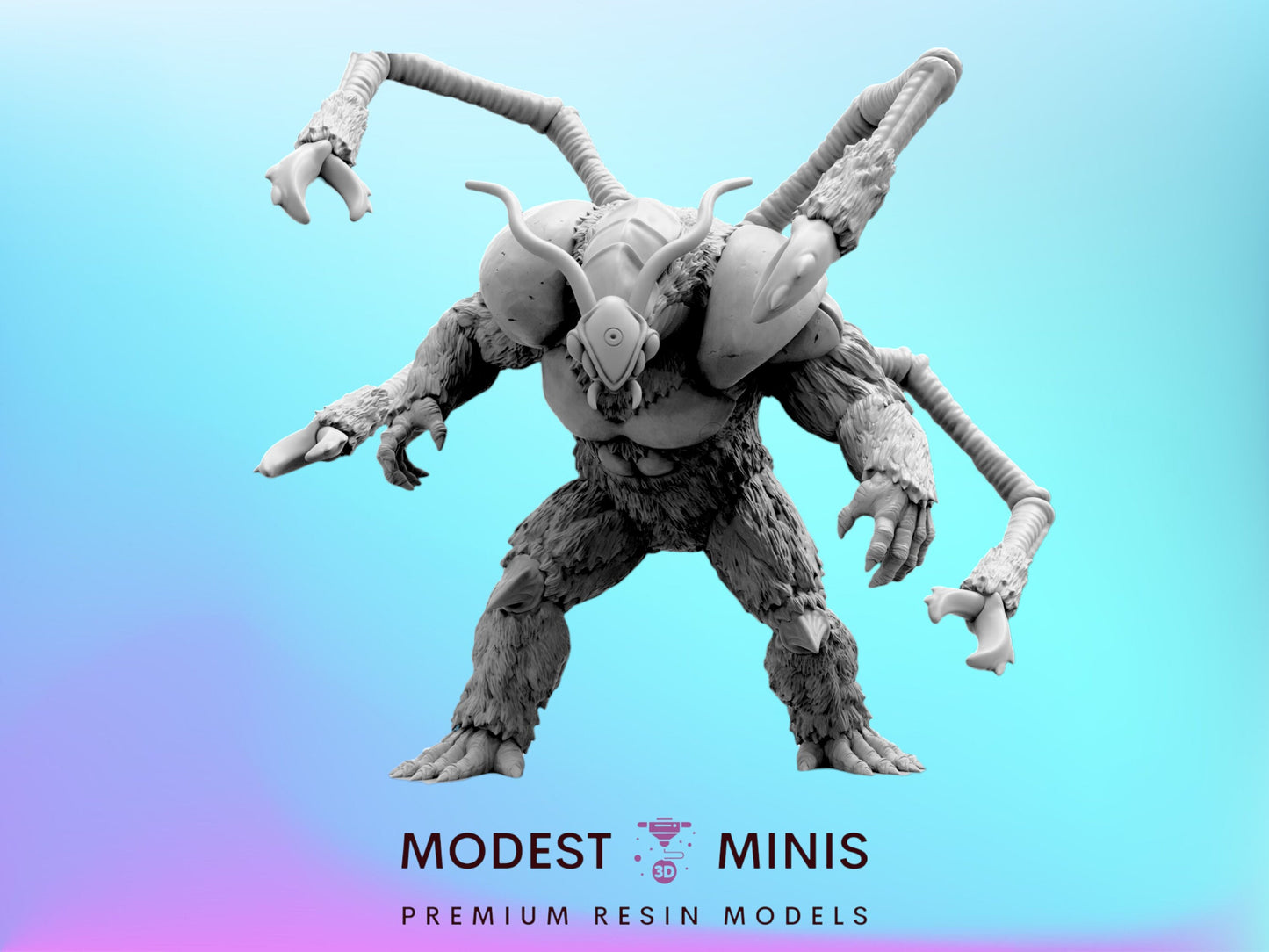 Hyper Papsinoid Henzaymtu B - Resin Cyberpunk Miniature  | Papsikels