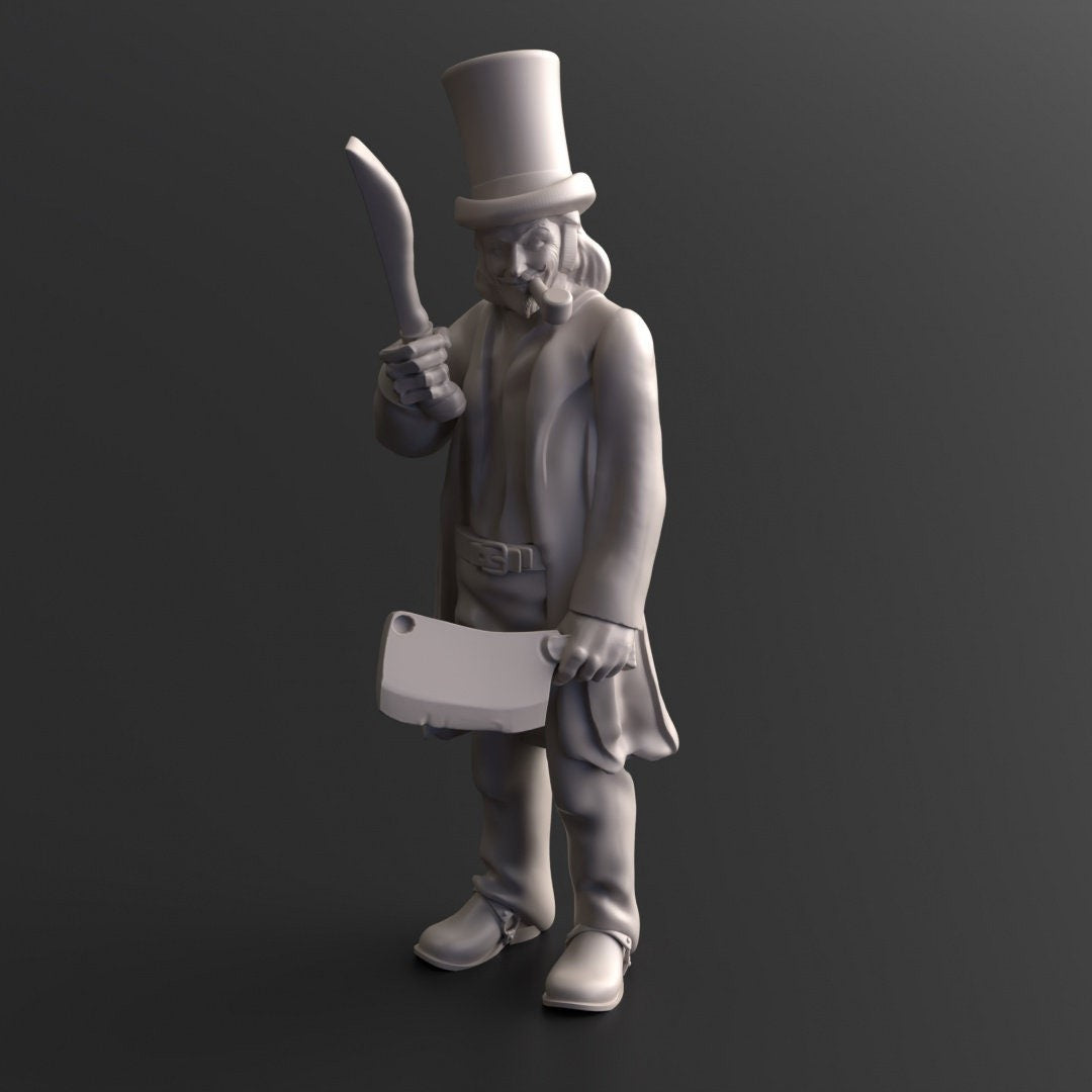 Survivor William | 28mm - 100mm Scale Resin Mini | Zombicide | Vaultz
