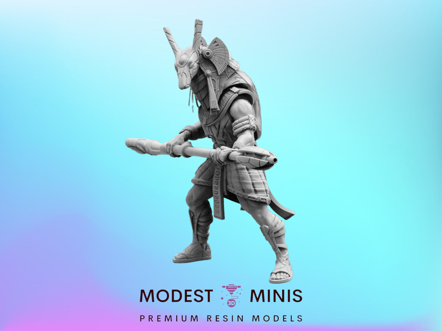 3pc Gul'Doran Entrance Warrior - Resin 3D Print Alien Miniature | RPG | Sci fi | Cyberpunk | Role Playing | DnD | Papsikel Star Entrance