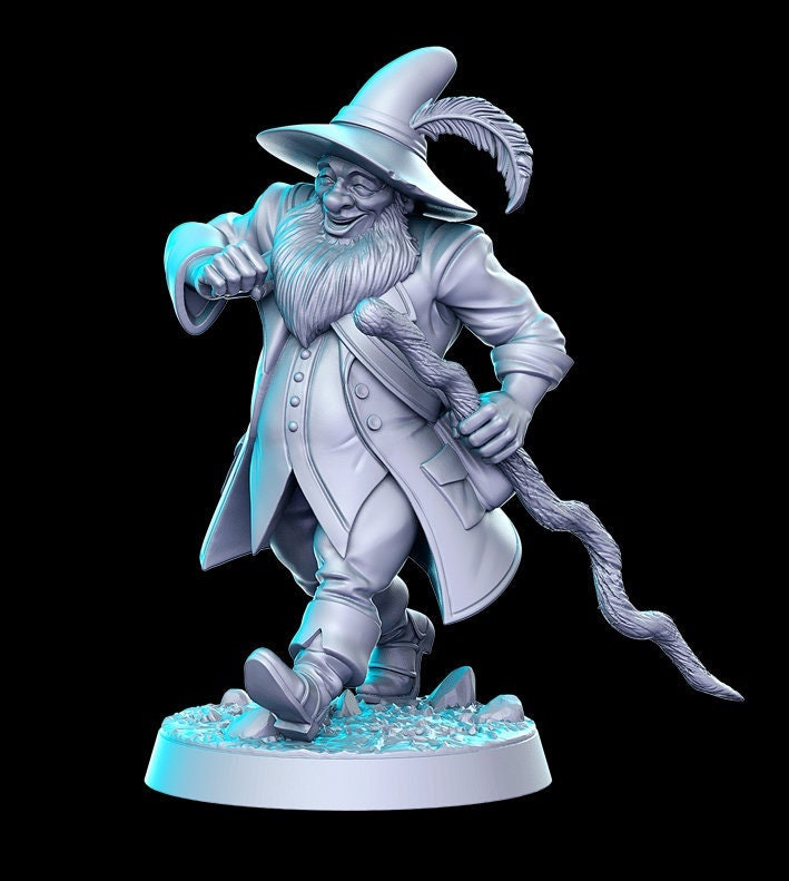 Tim Hombadur Wanderer - 32mm Scale DnD Miniature | Dungeons and Dragons | JRPG Mini - RN Estudio