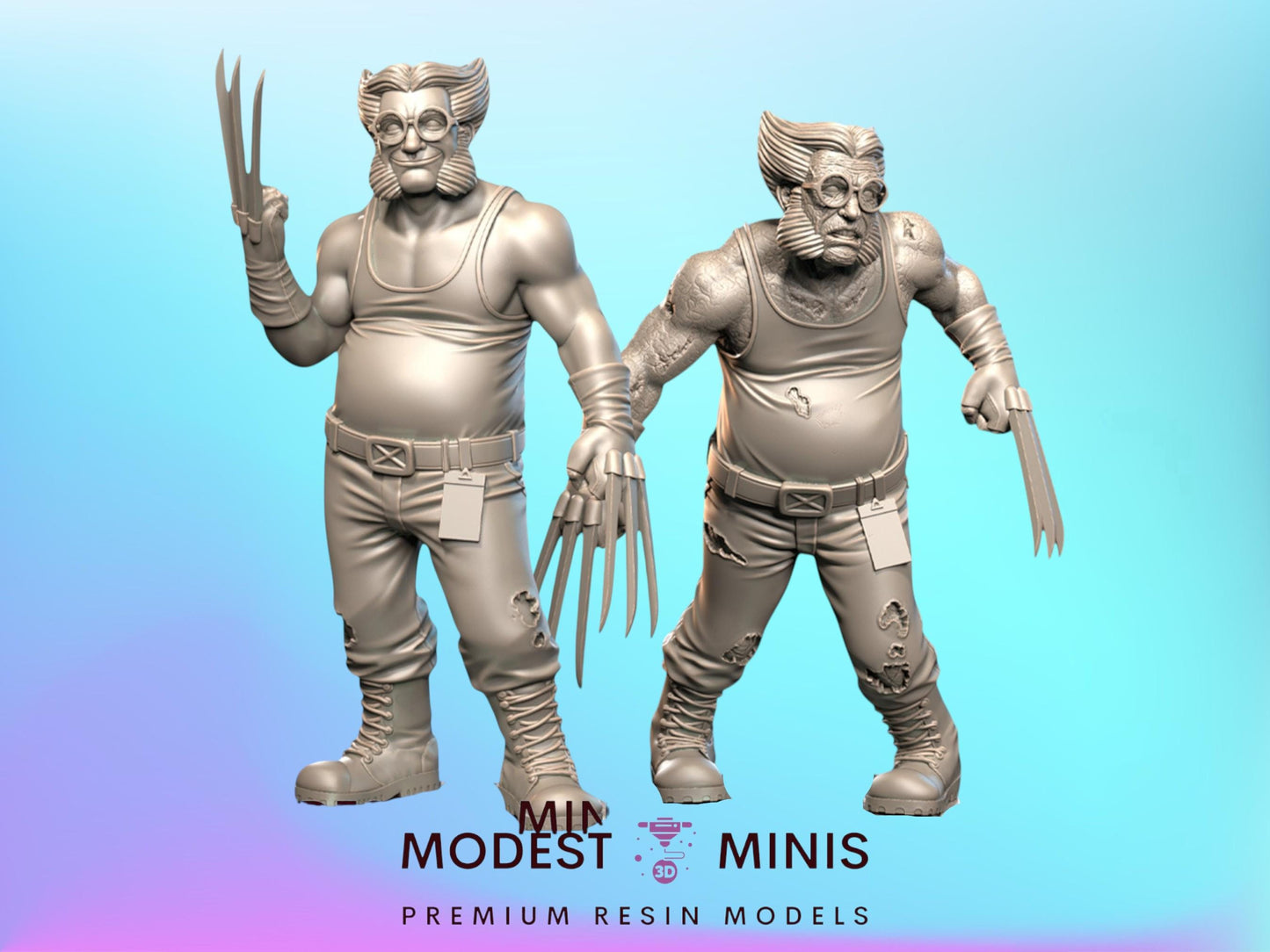 Zombieverine Survivor and Zombie - 28mm 30mm 32mm - Wasteland | Zombicide | Walking Dead | Zombie Con
