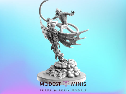 Red Symbiotic Elf - 32mm - 40mm Mini | Crisis Protocol Proxy | C27