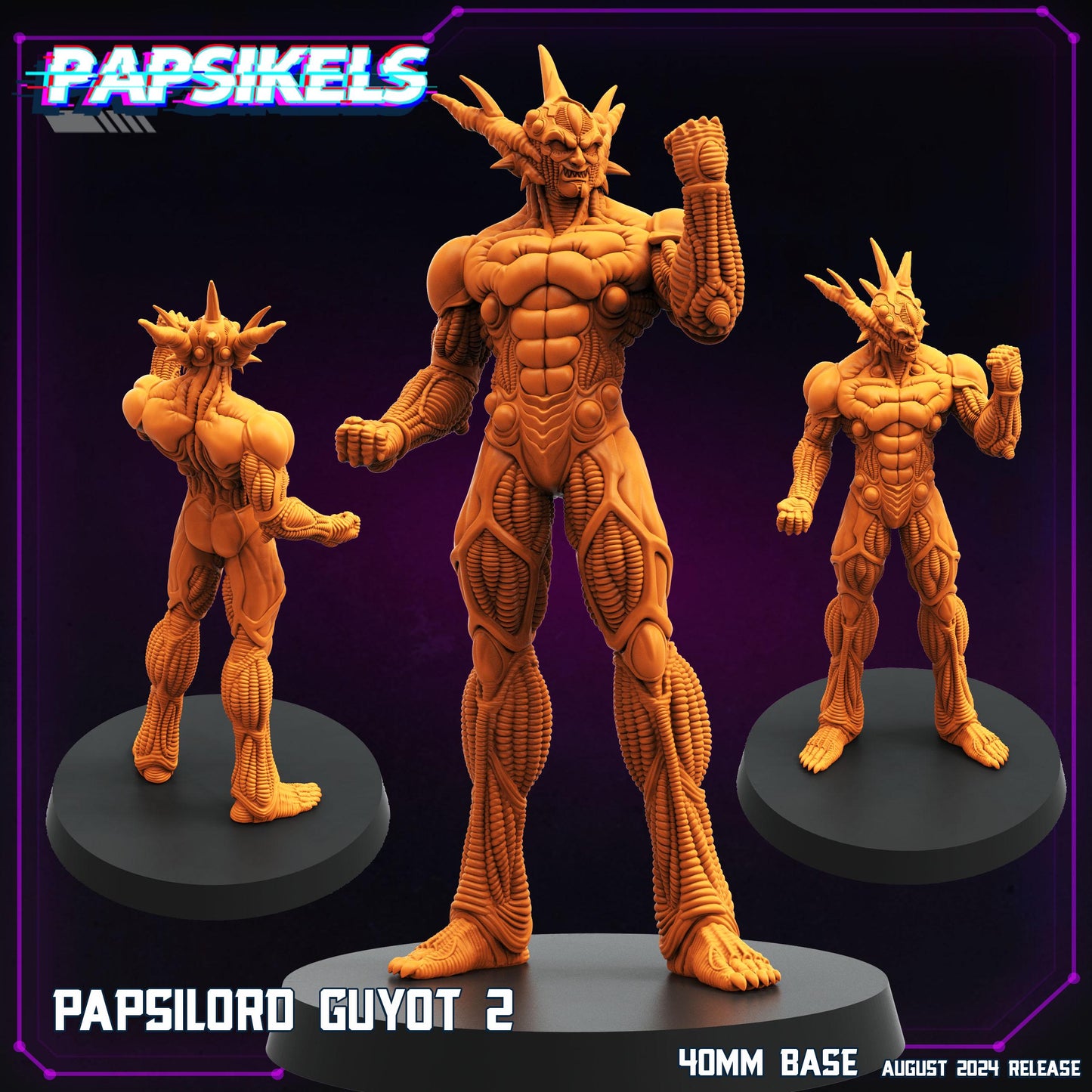 Papsilord Guyot - 32mm Scale Cyberpunk Mini  | Papsikels