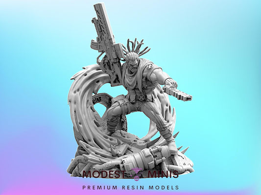 Trident Time Travler B - Bishop 40mm  Miniature | Crisis Protocol Proxy | Trident