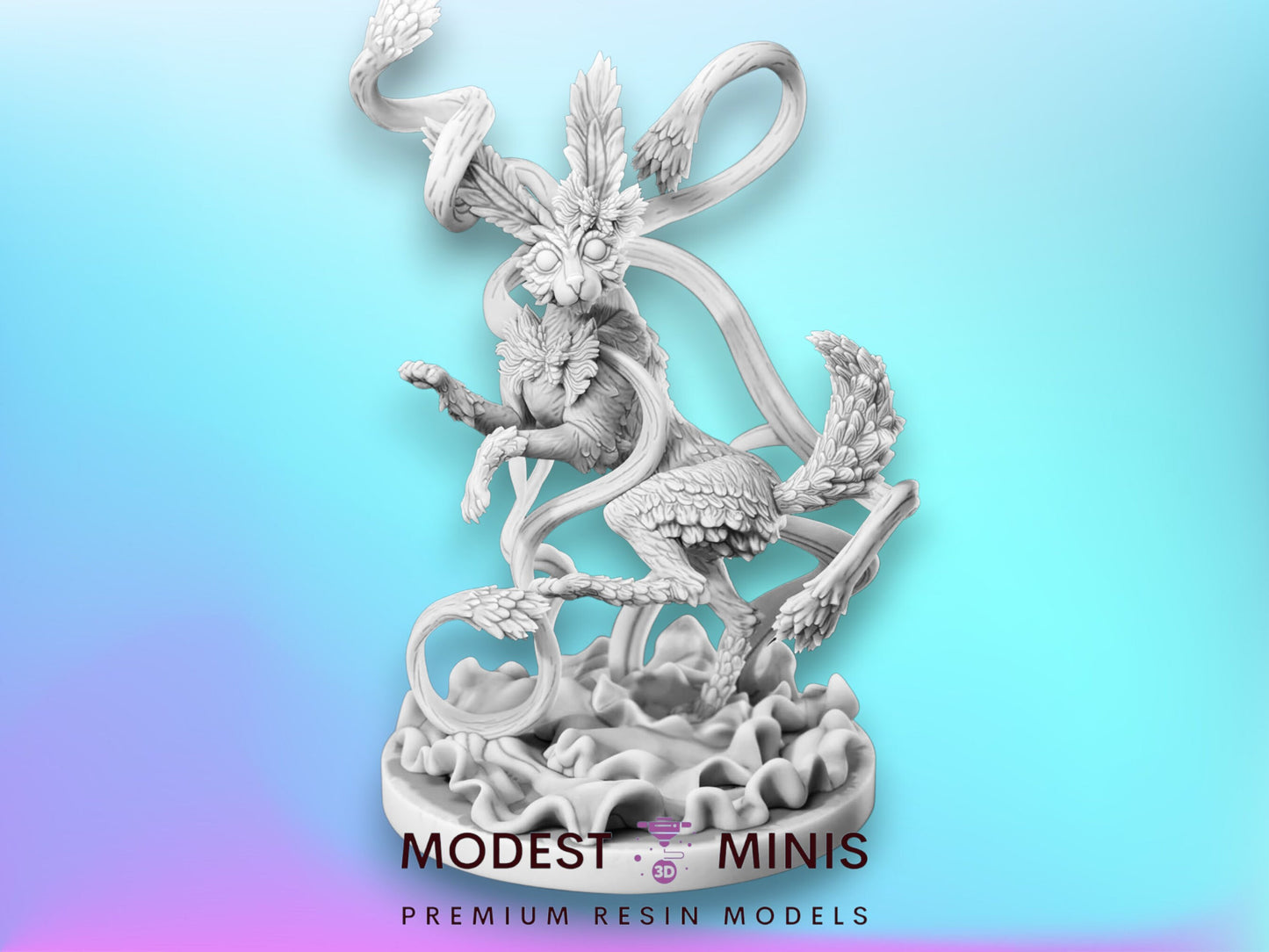 Fairy Fox - Resin Kaiju Minis | Dungeons and Dragons Mini | Sci Fi | Fantasy Resin