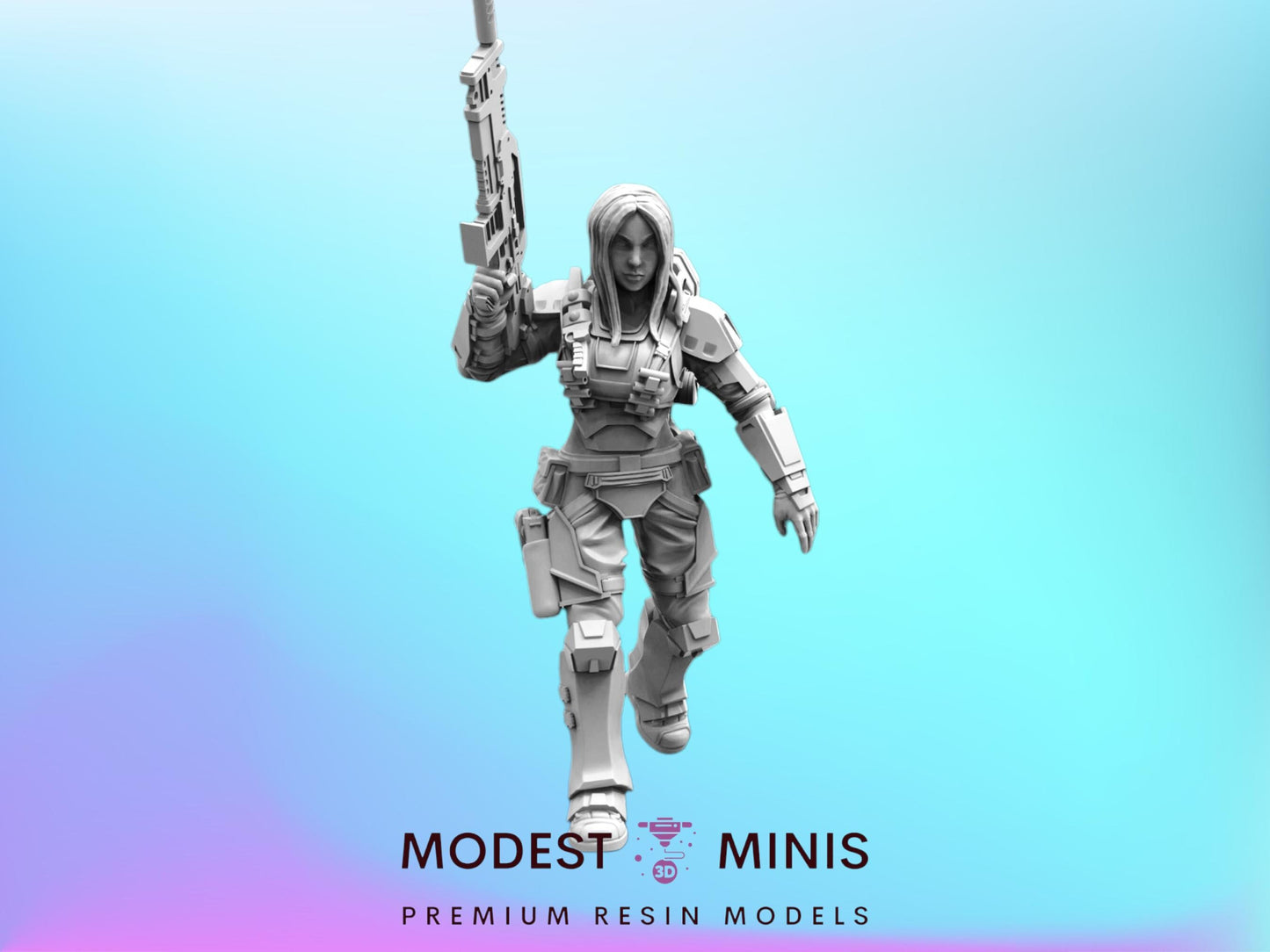 Exec Liaison - 32mm Scale Alien Miniature | RPG | Sci fi | Cyberpunk | Role Playing | DnD | Papsikel