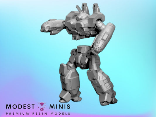 Crusader CRD 3R 2 Piece | 1:265 | 6mm Battletech Scale | Mecha | Sir Mortimer