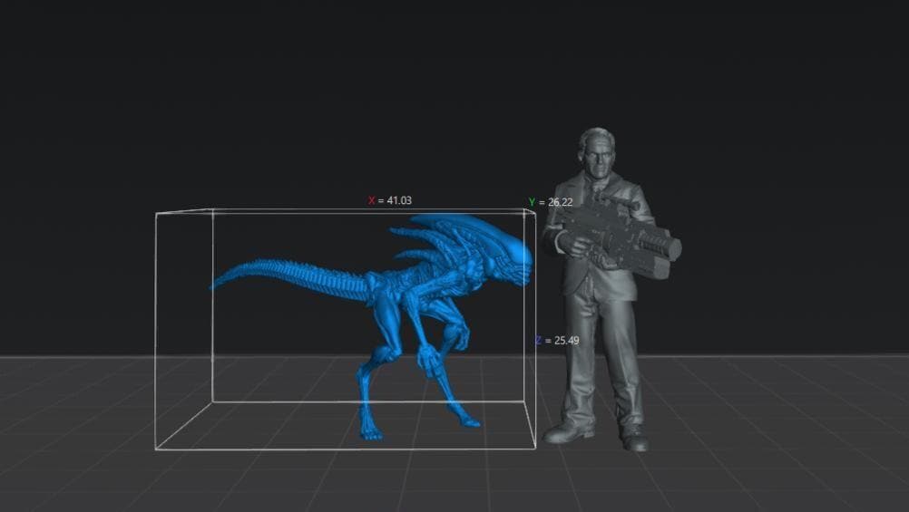 Xeno Spitter - 28mm 32mm Scale Alien Miniature | RPG | Sci fi | Cyberpunk | Role Playing | DnD | Papsikel