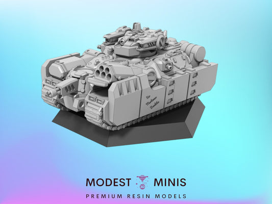 Huitzl Assault Tank | 1:265 | 6mm Battletech Scale | Mecha | Sir Mortimer