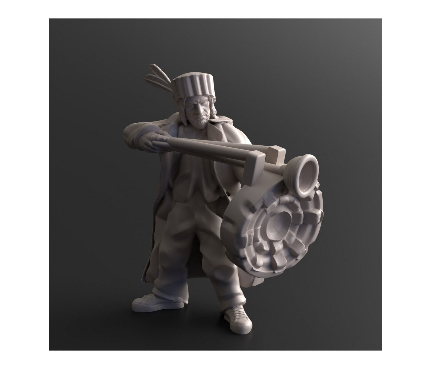 Robby | 28mm - 100mm Scale Resin Mini | Zombicide | Vaultz