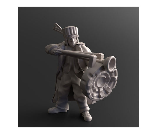 Robby | 28mm - 100mm Scale Resin Mini | Zombicide | Vaultz