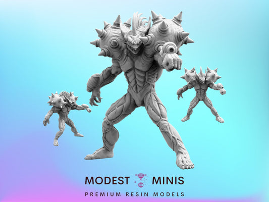 Hyper Papsinoid Grasker C - Resin Cyberpunk Miniature  | Papsikels