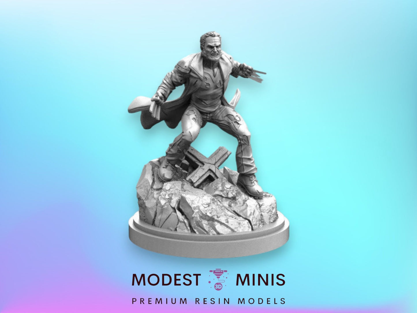 Old Man Clawed Berserker - 32mm - 40mm Mini | Crisis Protocol Proxy | C27