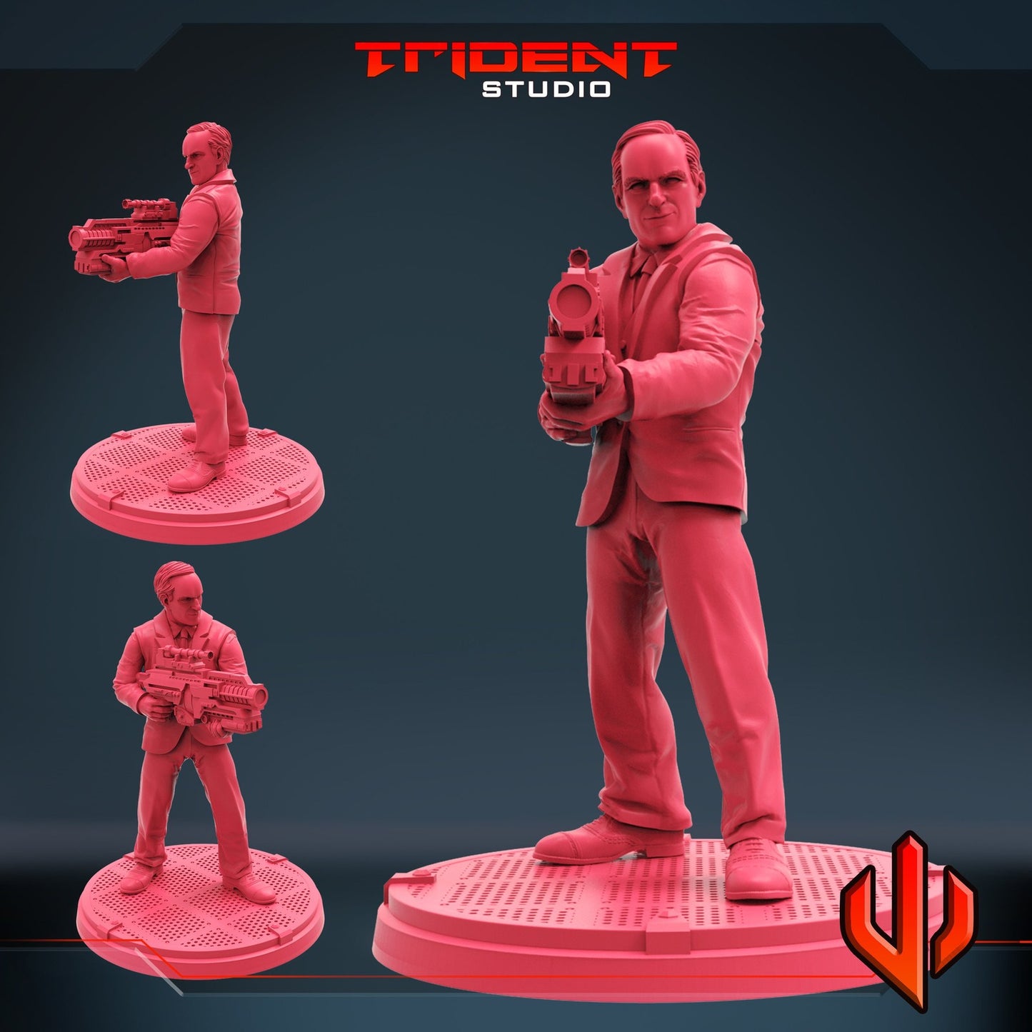 Agent B - 40mm  Miniature | Crisis Protocol Proxy | Trident