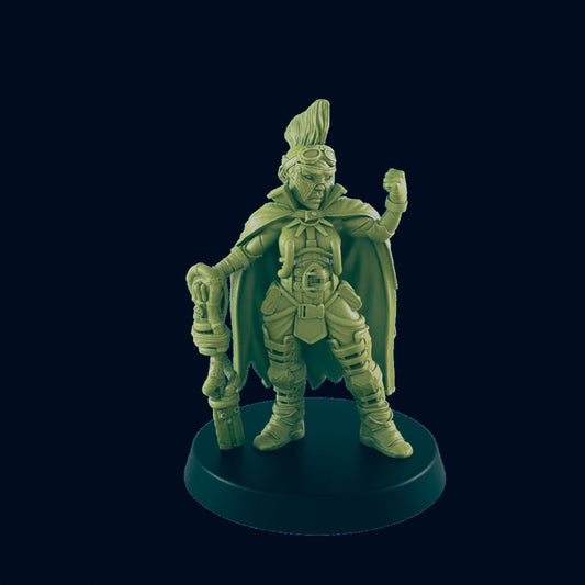 Admiral | 28mm - 100mm Scale Resin Mini - Survivors | Zombicide | Badlands | Vaultz