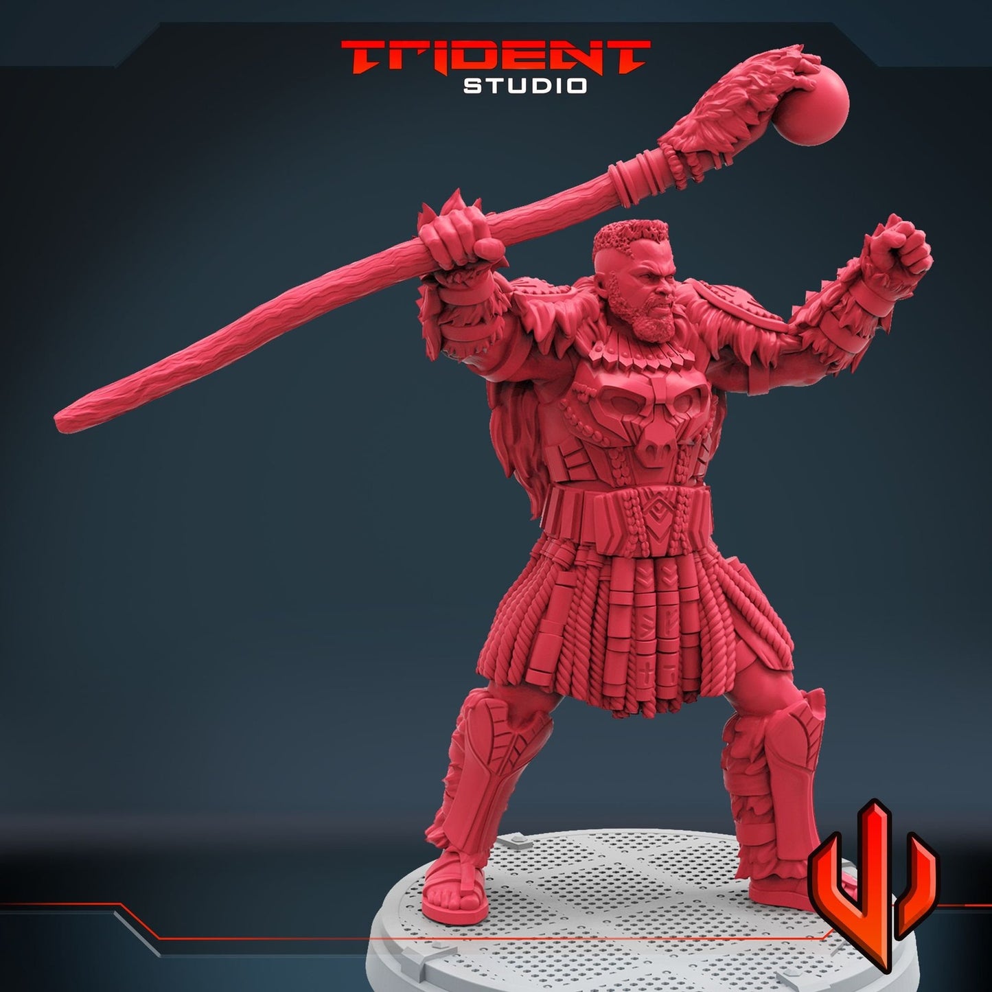 Gorilla Leader B - M'baku 40mm  Miniature | Crisis Protocol Proxy | Trident