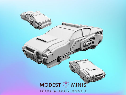 Blade Runner Spinner - 28mm 32mm 40mm Scale Cyberpunk Miniature  |  Blade Runner | | Papsikels