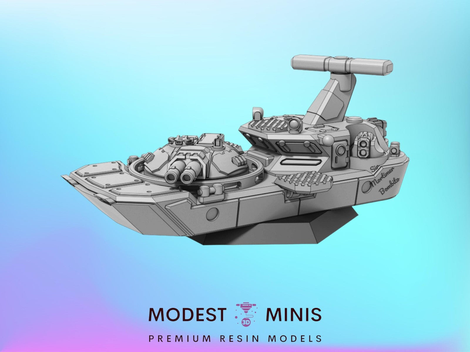 River Monitor Fleet Boat | 1:265 | 285 | 6mm Battletech Scale ...