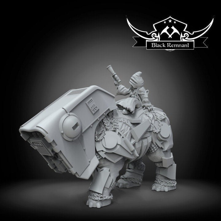 Droid thief on heavy beast - 28mm - 40mm Scale | Star Wars Legion Mini