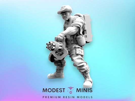 No Time to Bleed - Resin 3D Print Alien Miniature | RPG | Sci fi | Cyberpunk | Role Playing | DnD | Papsikel