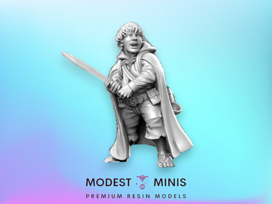 Sami Hobbit Explorer - 32mm Scale DnD Miniature | Dungeons and Dragons | JRPG Mini - RN Estudio